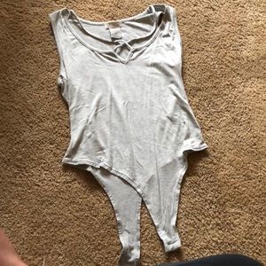 Grey bodysuit
